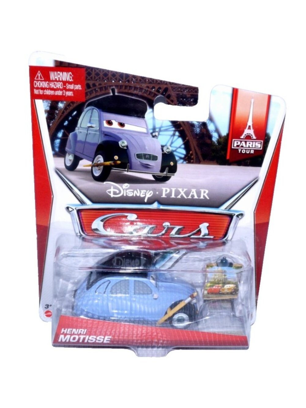 Disney Pixar Cars Henri Motisse Paris Tour toy car Mattel 2014, New